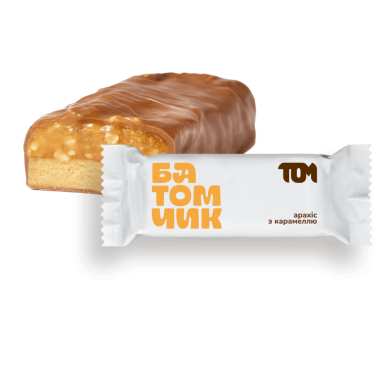 Peanut with caramel bar