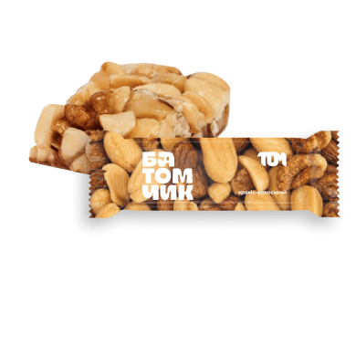 Peanut-walnut bar
