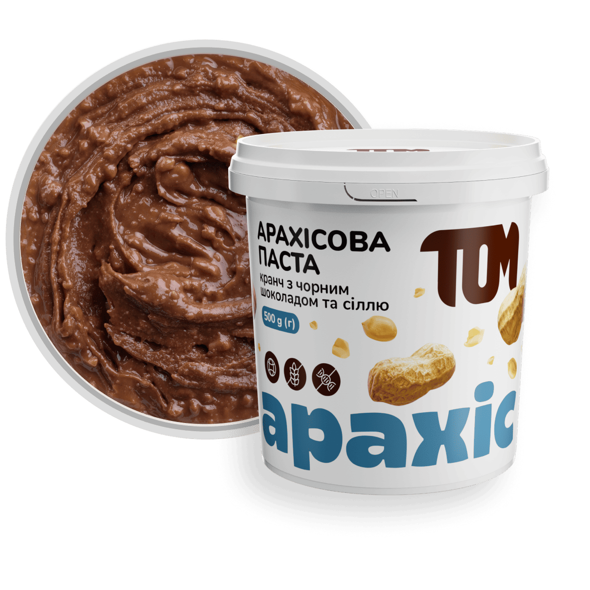 Crunchy Peanut Butter with Dark Chocolate & Salt