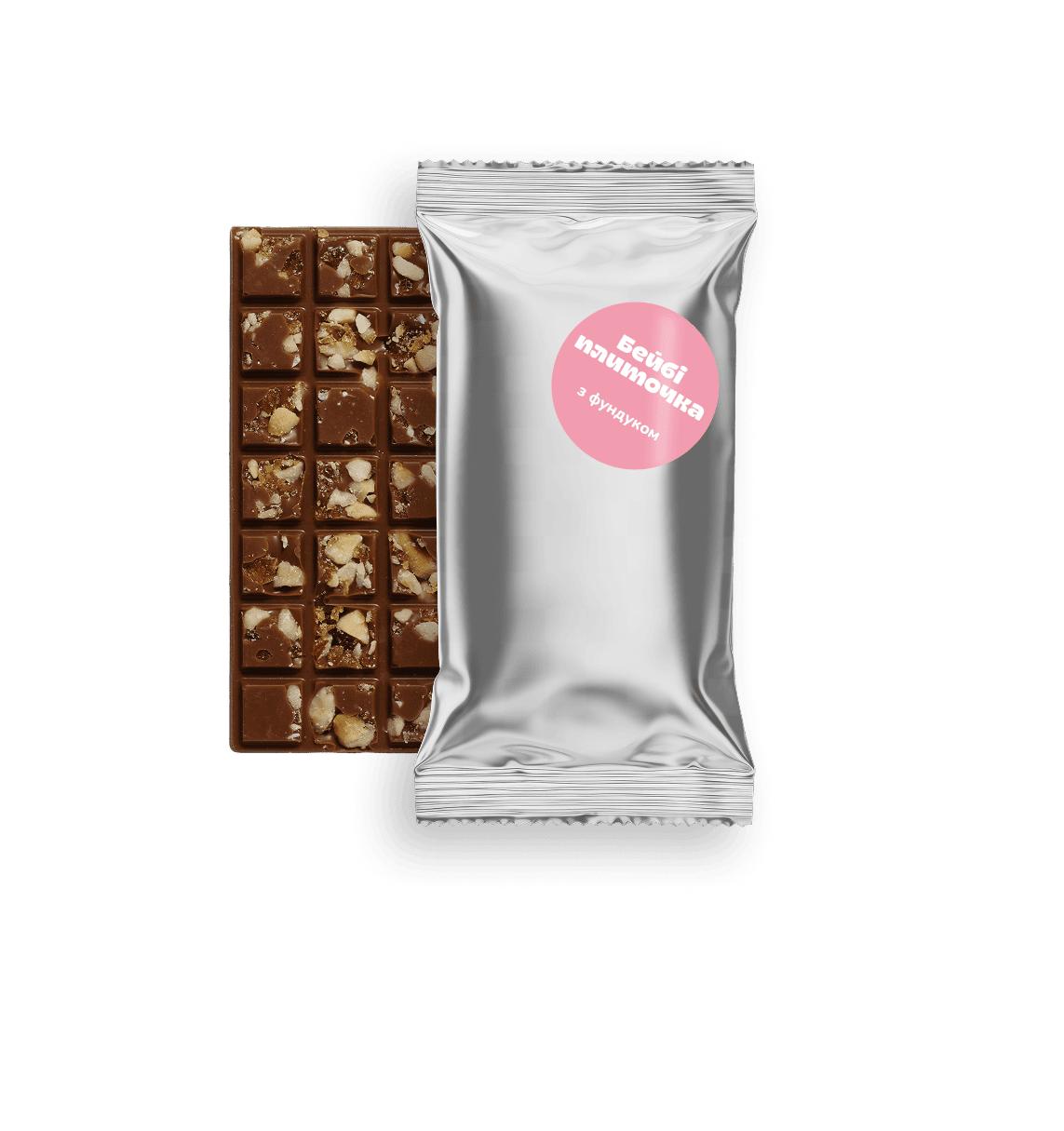 Baby bar with hazelnuts