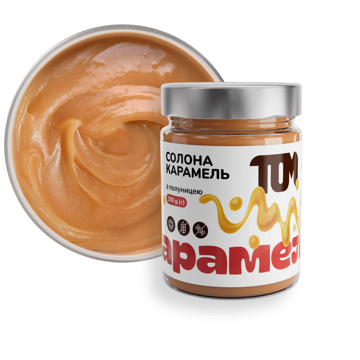 Salted Caramel with Strawberries