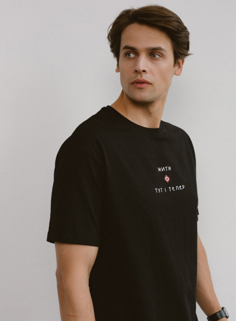 Male T-shirt TO LIVE black / – Buy 