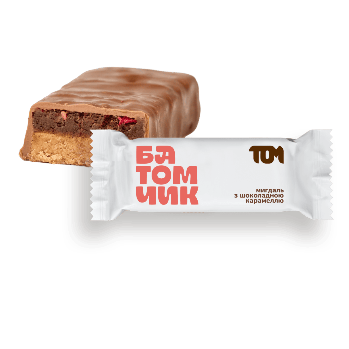 Almond with chocolate caramel bar